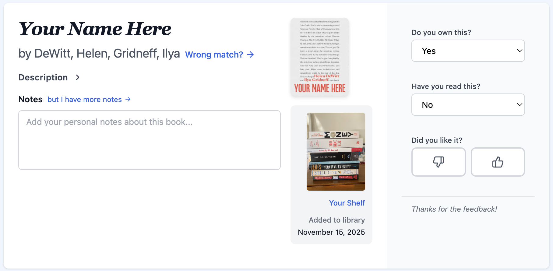 Wrong match corrected