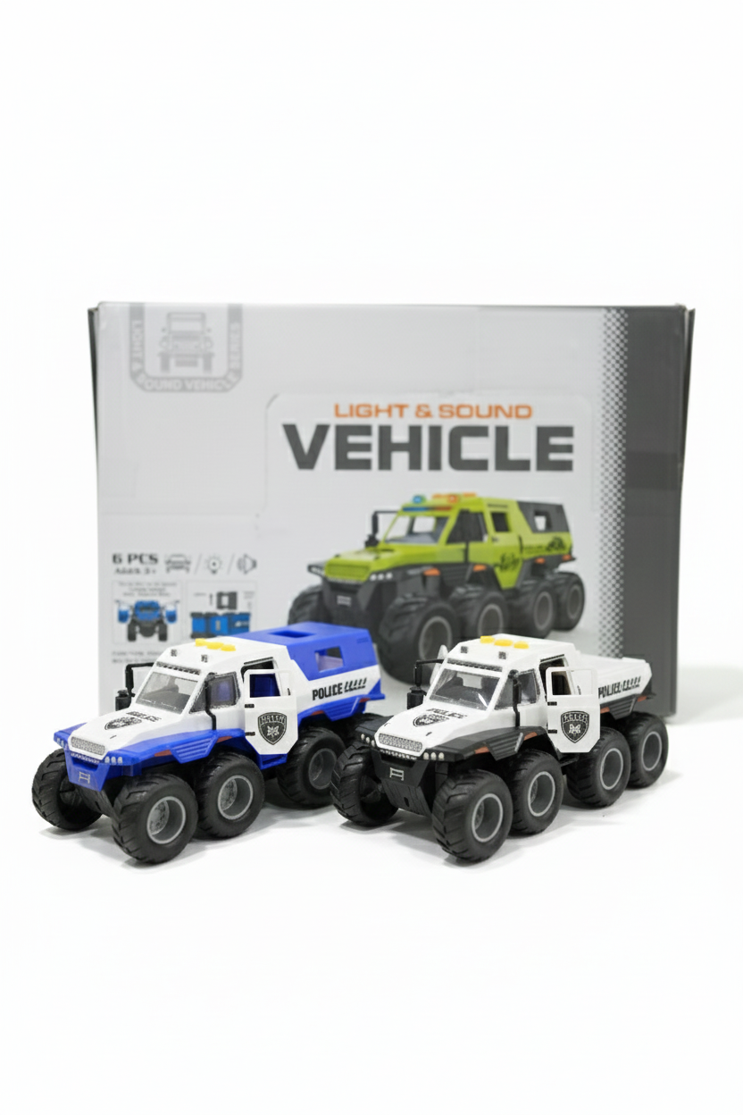 Light & Sound Off-Road Police Vehicle - Image 6