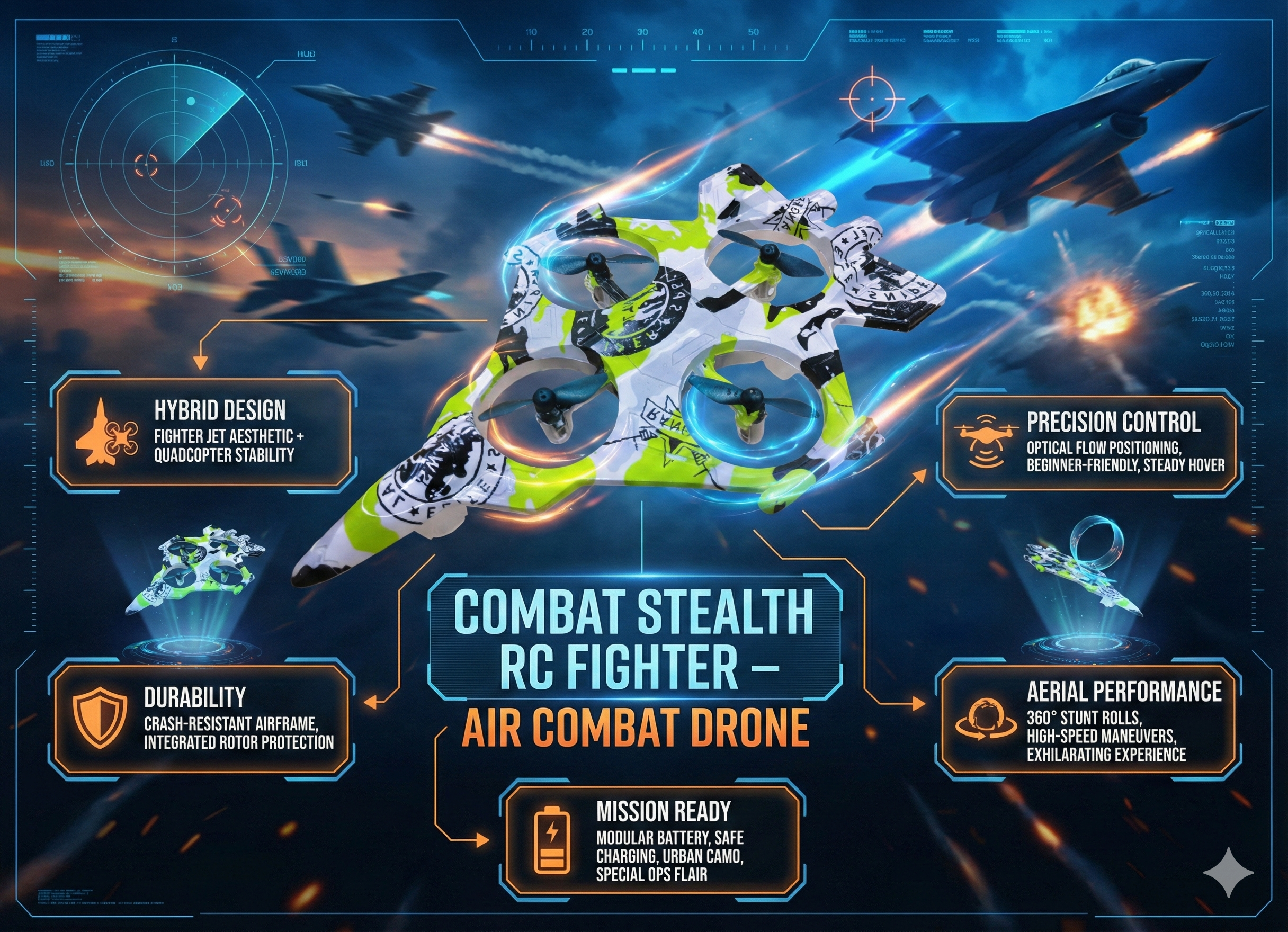S9 Combat Aircraft RC Drone - Image 3