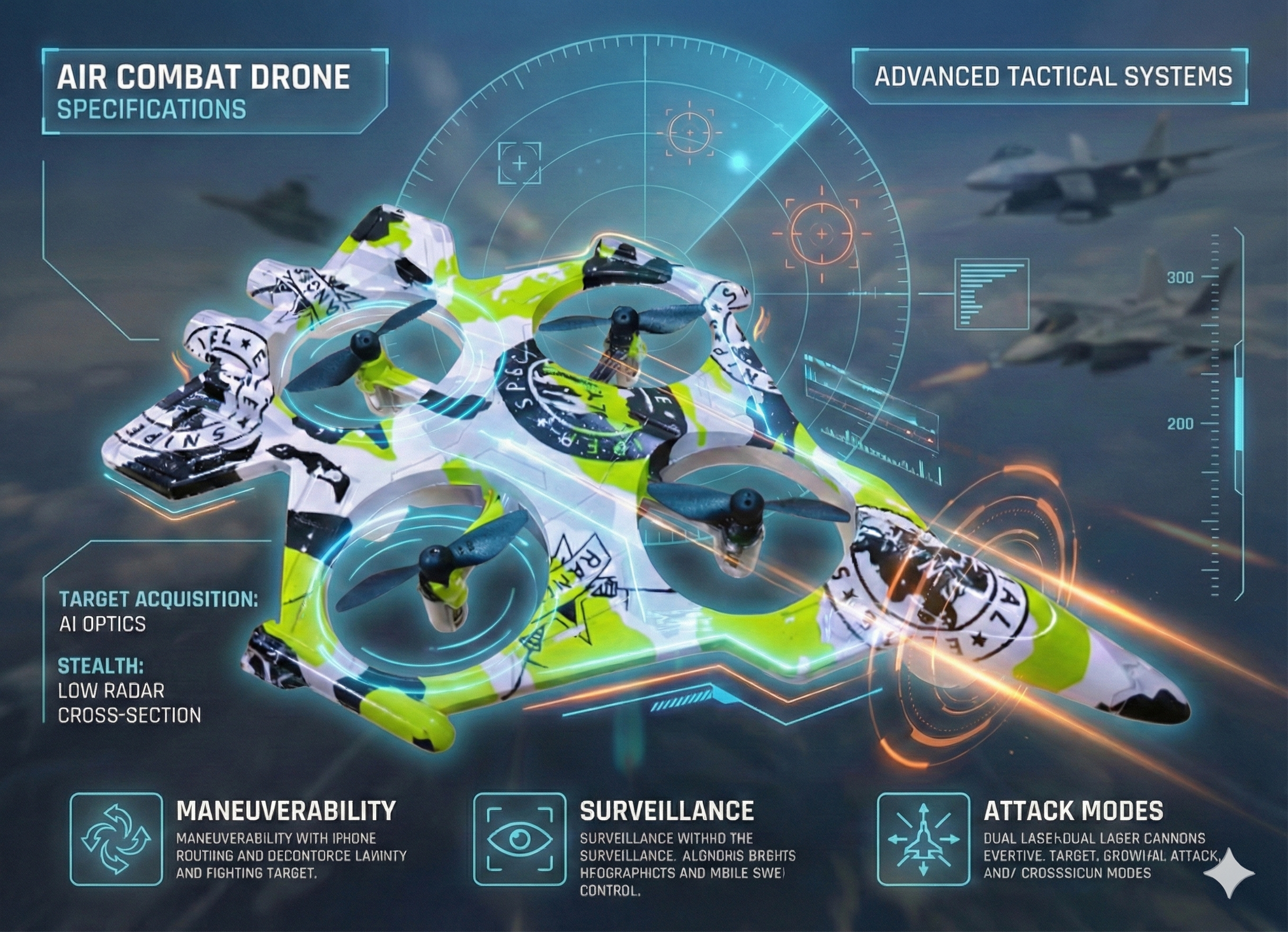 S9 Combat Aircraft RC Drone - Image 4