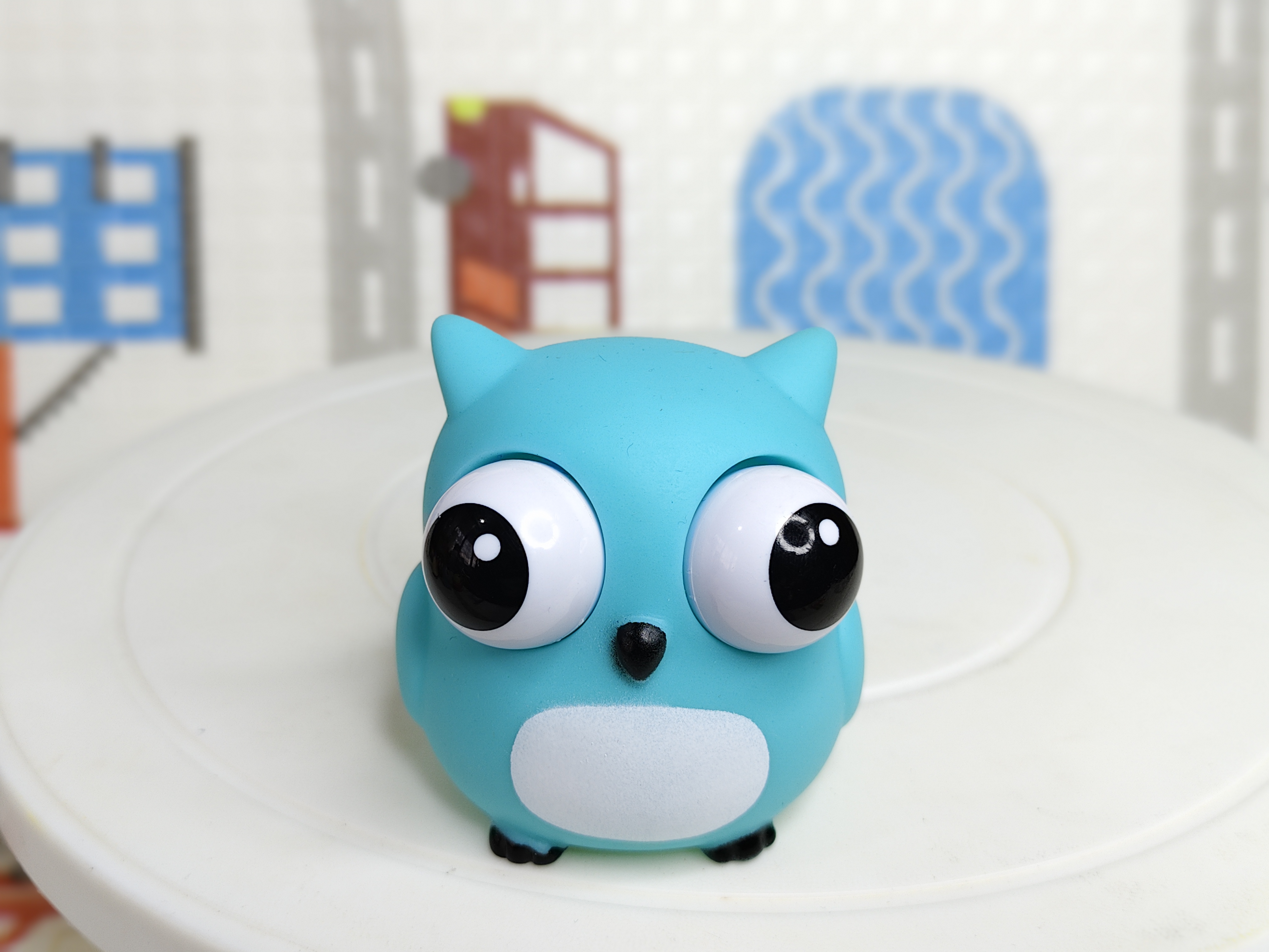 3 in 1 Squeeze Funny Toy set – Owl, Duck & Sipper