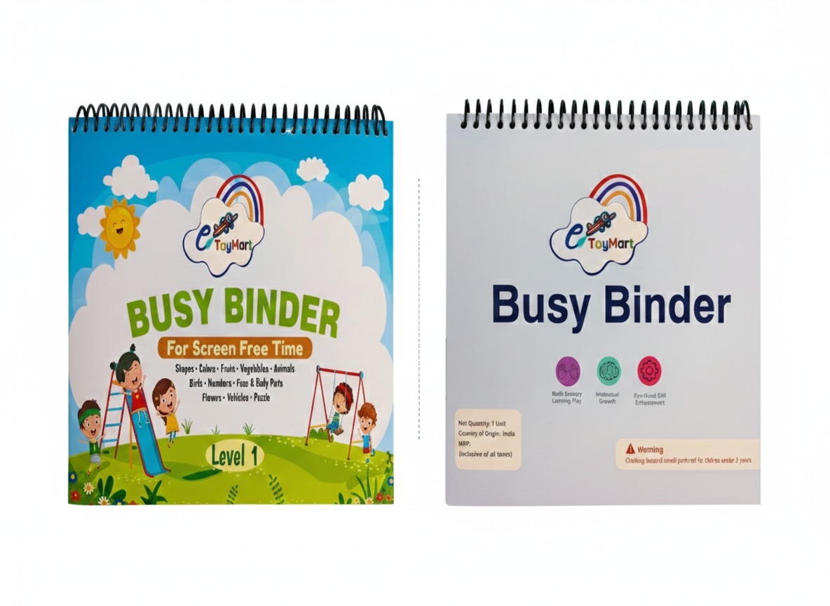 Busy Binder – Level 1 | Preschool Montessori Learning Activity Binder - Image 7