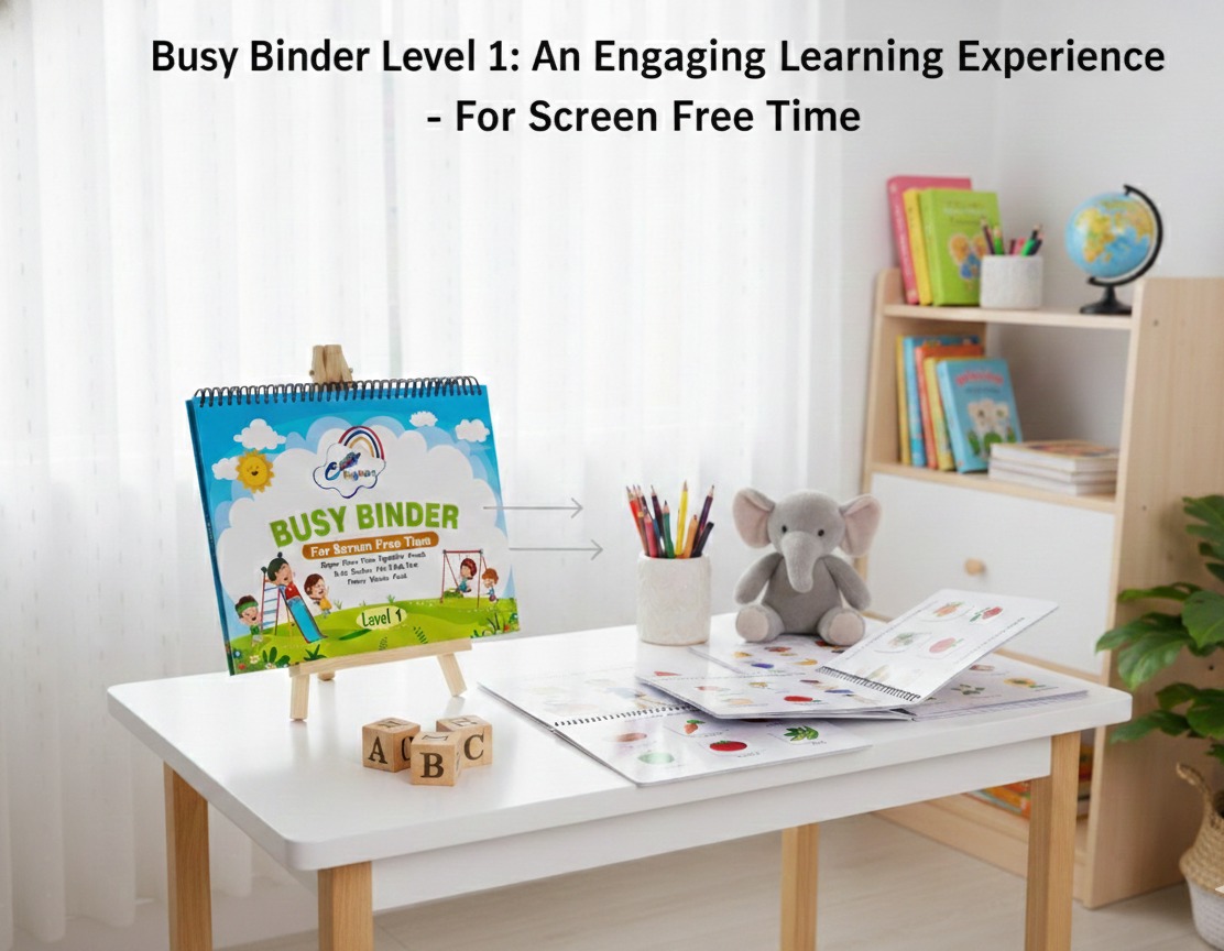Busy Binder – Level 1 | Preschool Montessori Learning Activity Binder