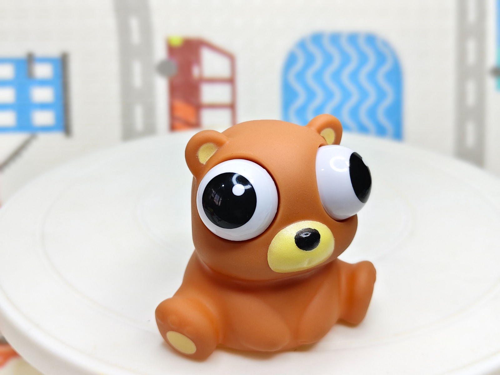 3 in 1 Squeeze Funny Toy Set – Hippo, Bear & Cake - Image 3
