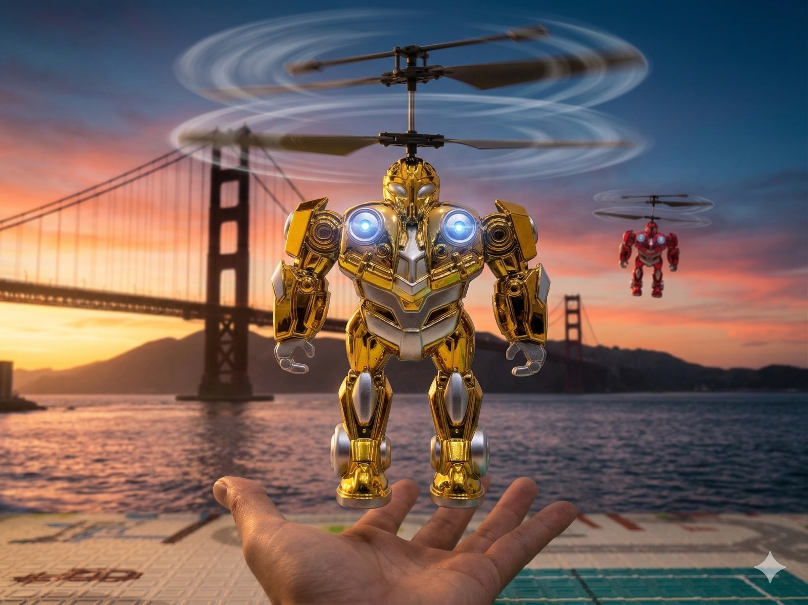 Flying Robot Yellow