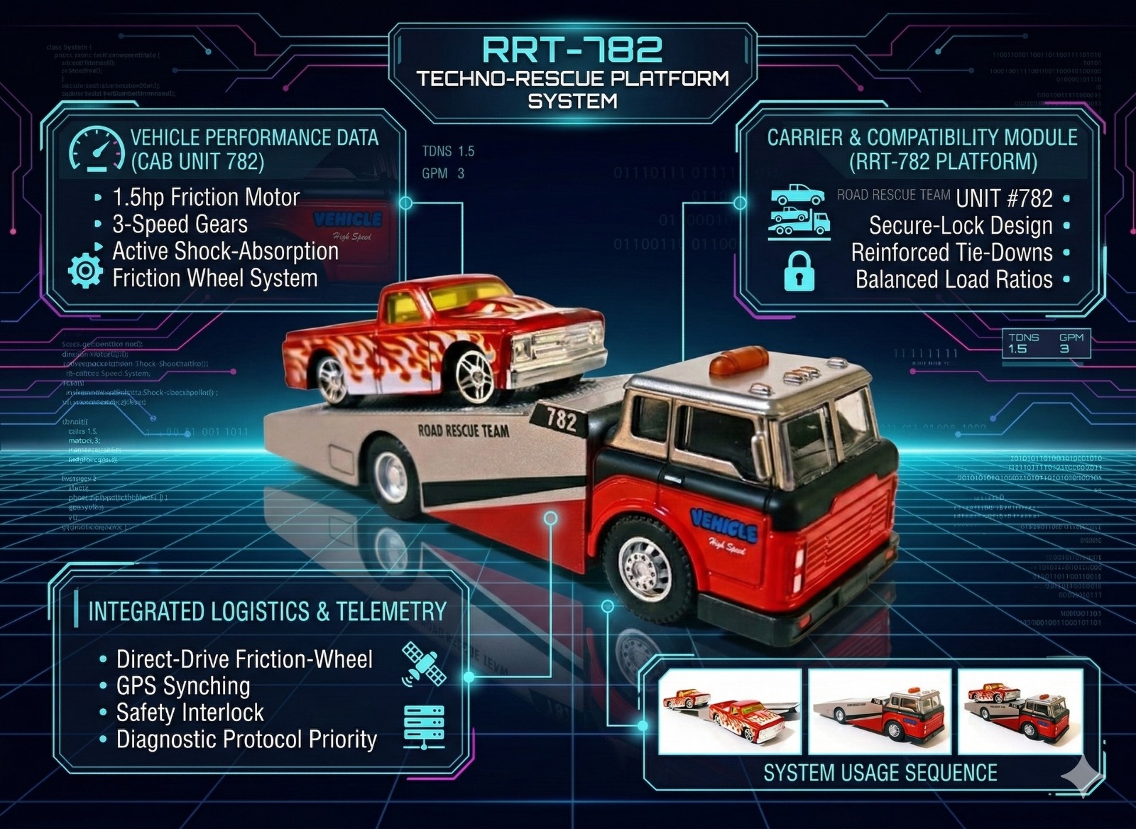 Truck Transport – Road Rescue Team Carrier Set - Image 6