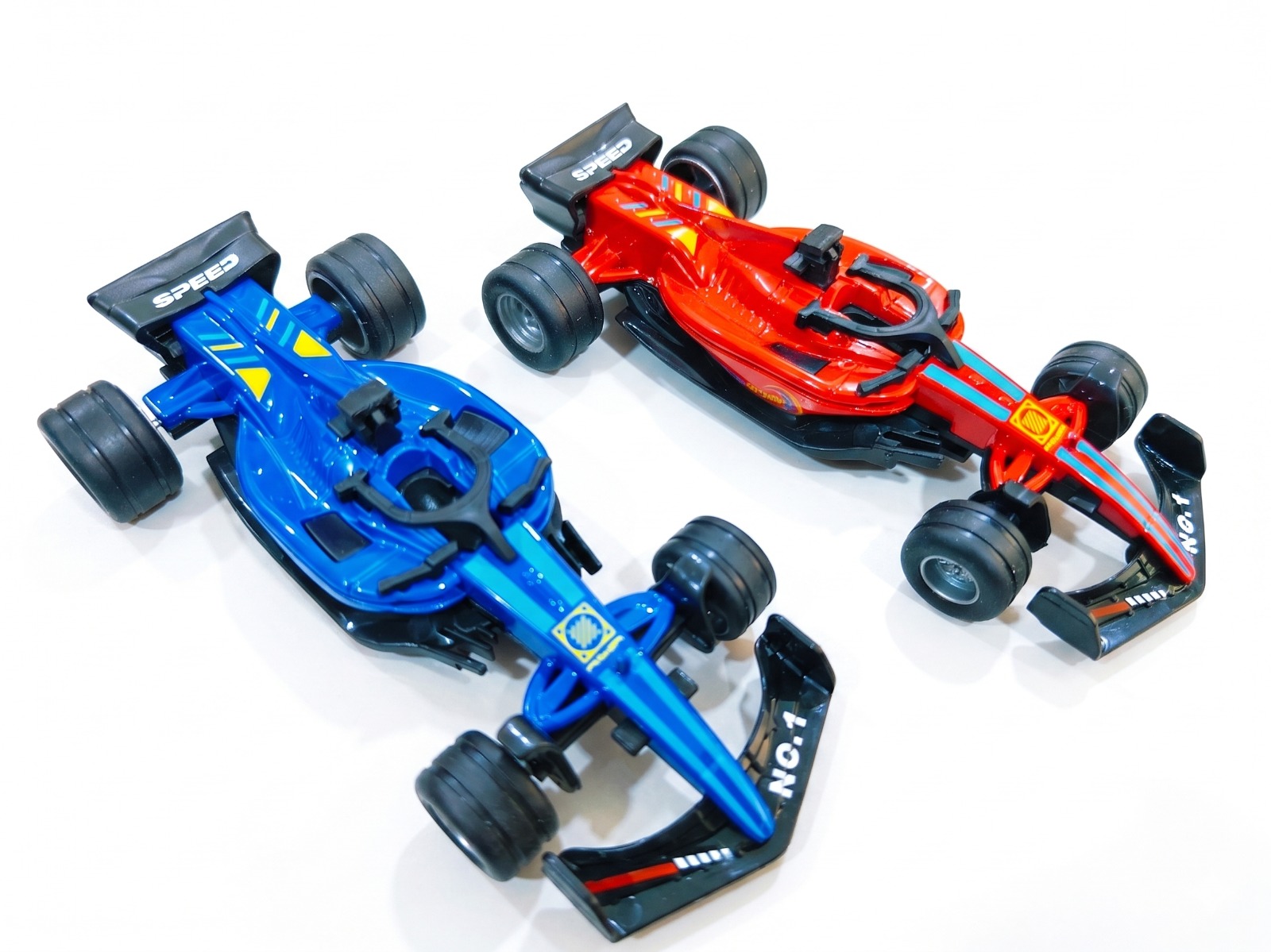 Alloy Racing Formula Car Set Red & Blue - Image 7