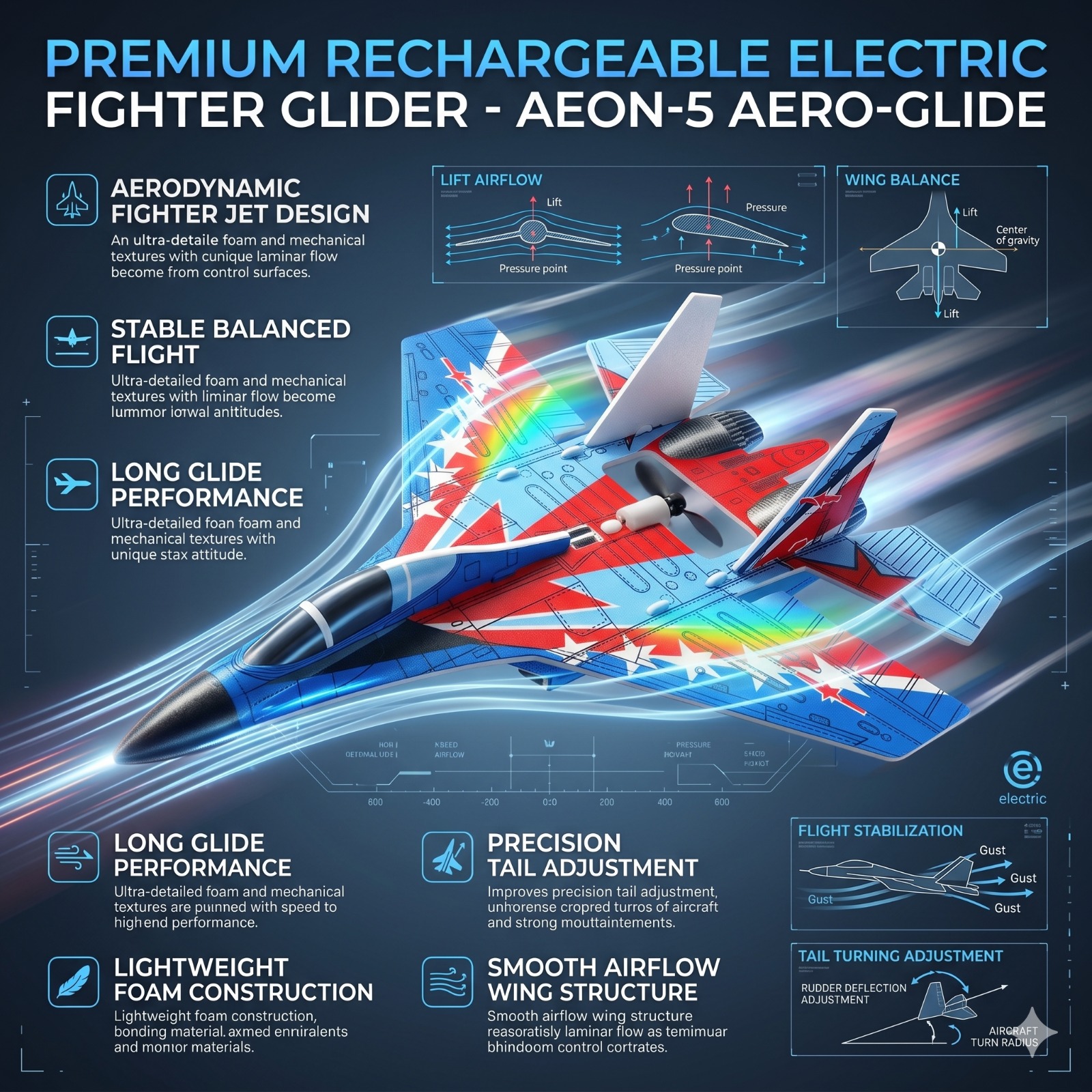 Electric Glider Fighter Aircraft - Image 4