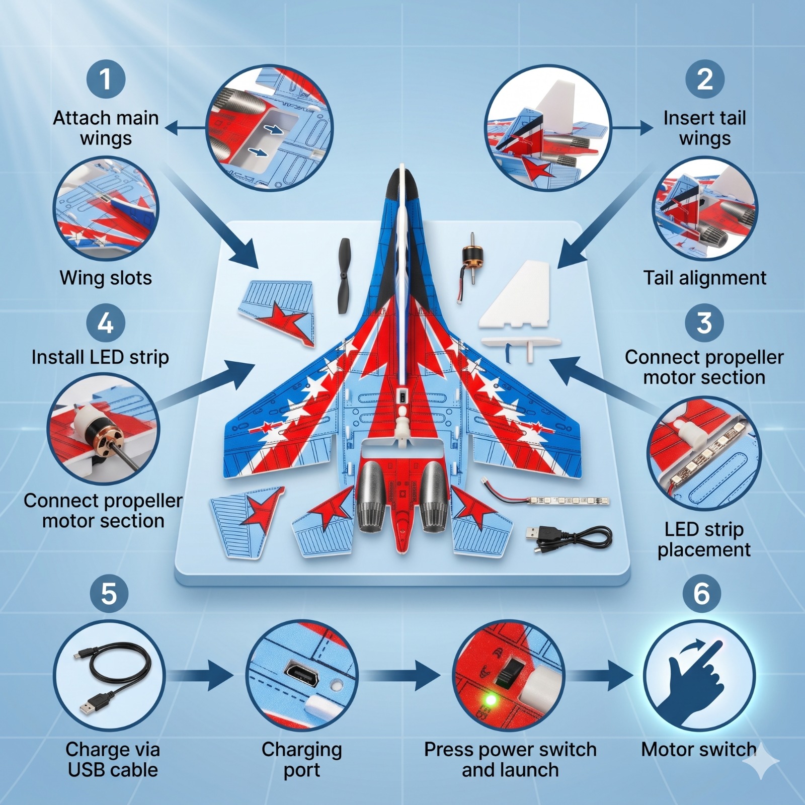 Electric Glider Fighter Aircraft - Image 7