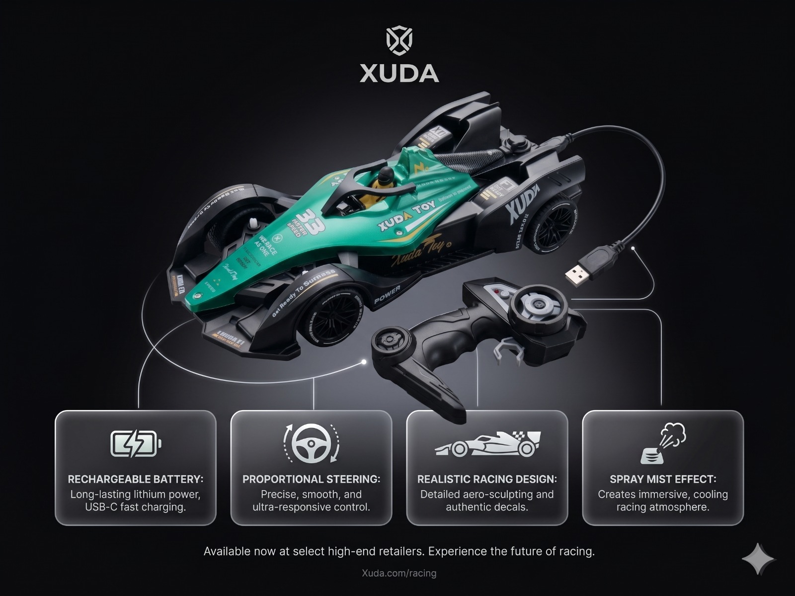 XUDA TOY XUDA RC CAR - Gray