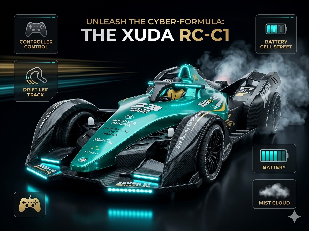 XUDA TOY XUDA RC CAR - Gray - Image 5