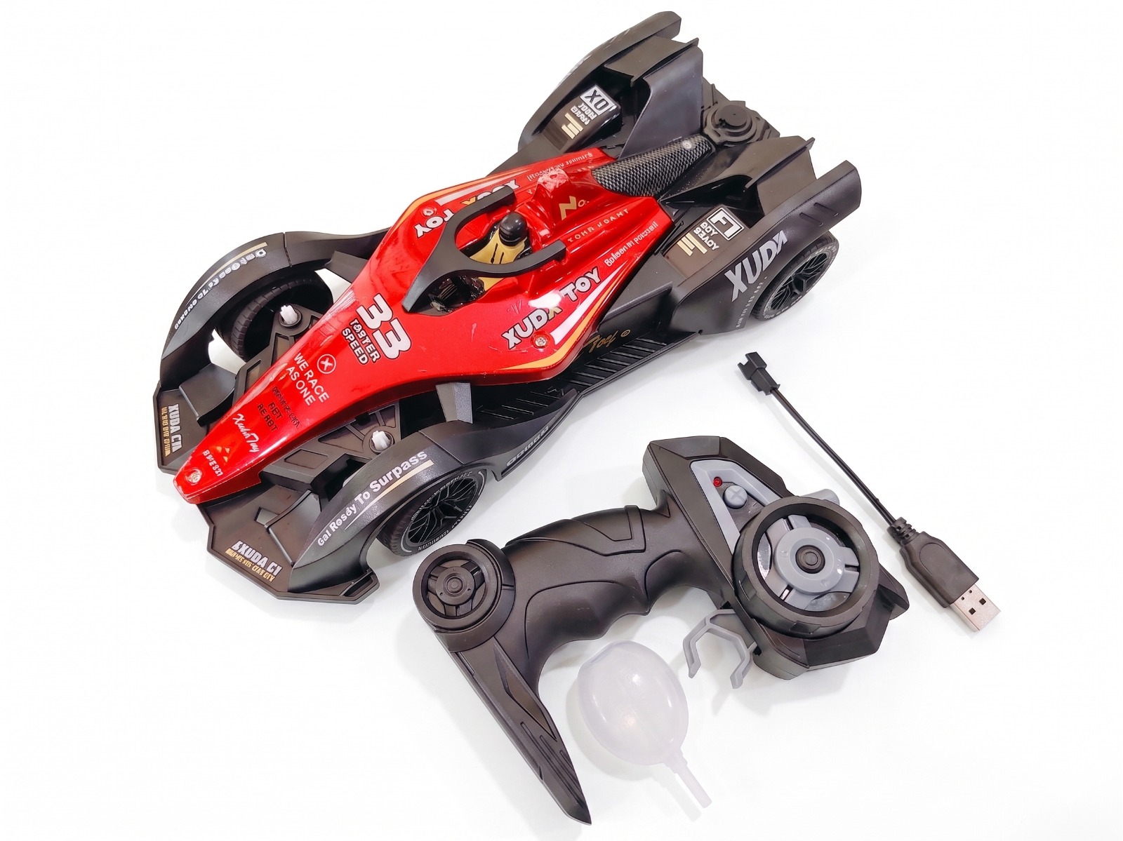 XUDA RC Racing Car - Red - Image 7