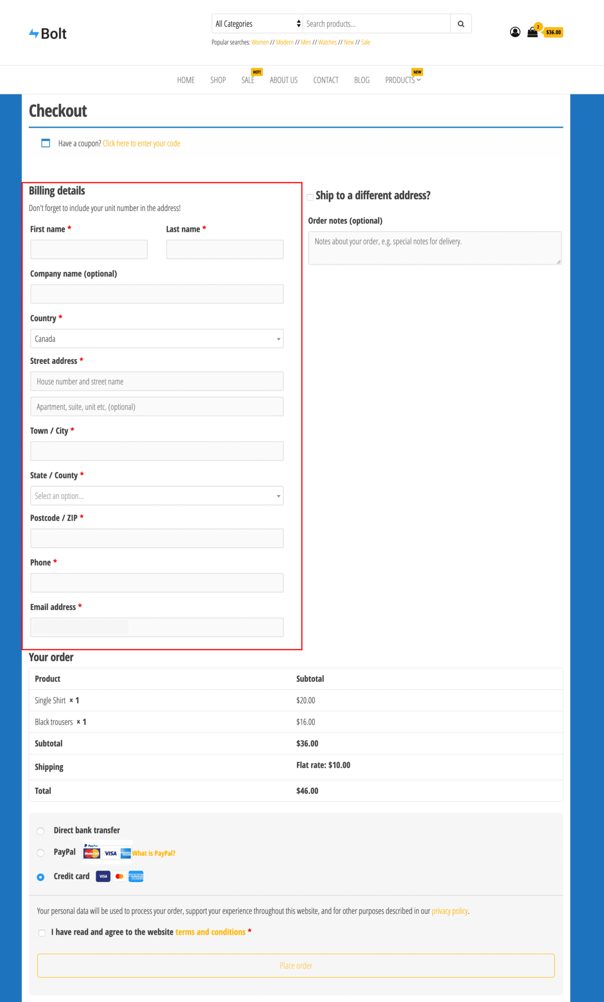 Testing Checkout Flow - Help Center