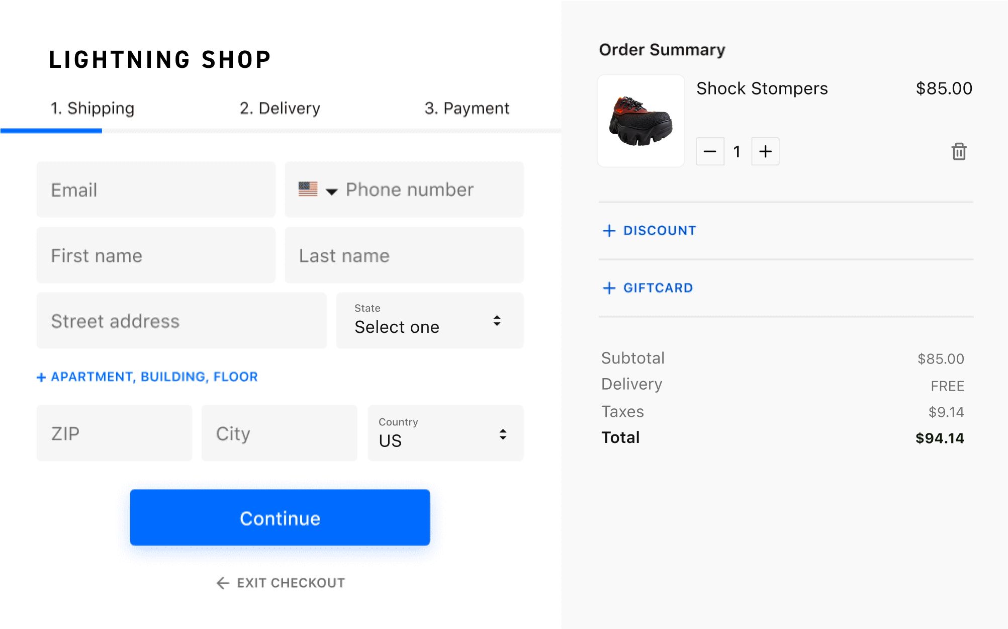 Bolt Shockingly Simple Checkout