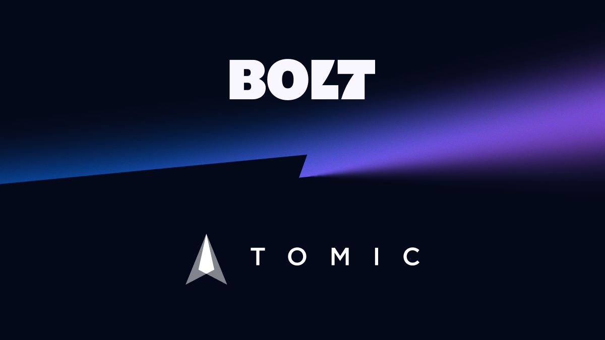 Bolt and Atomic partnership.