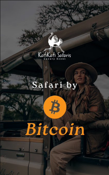YOU CAN NOW BOOK LUXURY SAFARIS USING BITCOIN