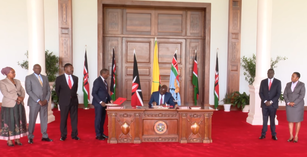 President Ruto Signs Landmark Anti-Money Laundering Bill into Law