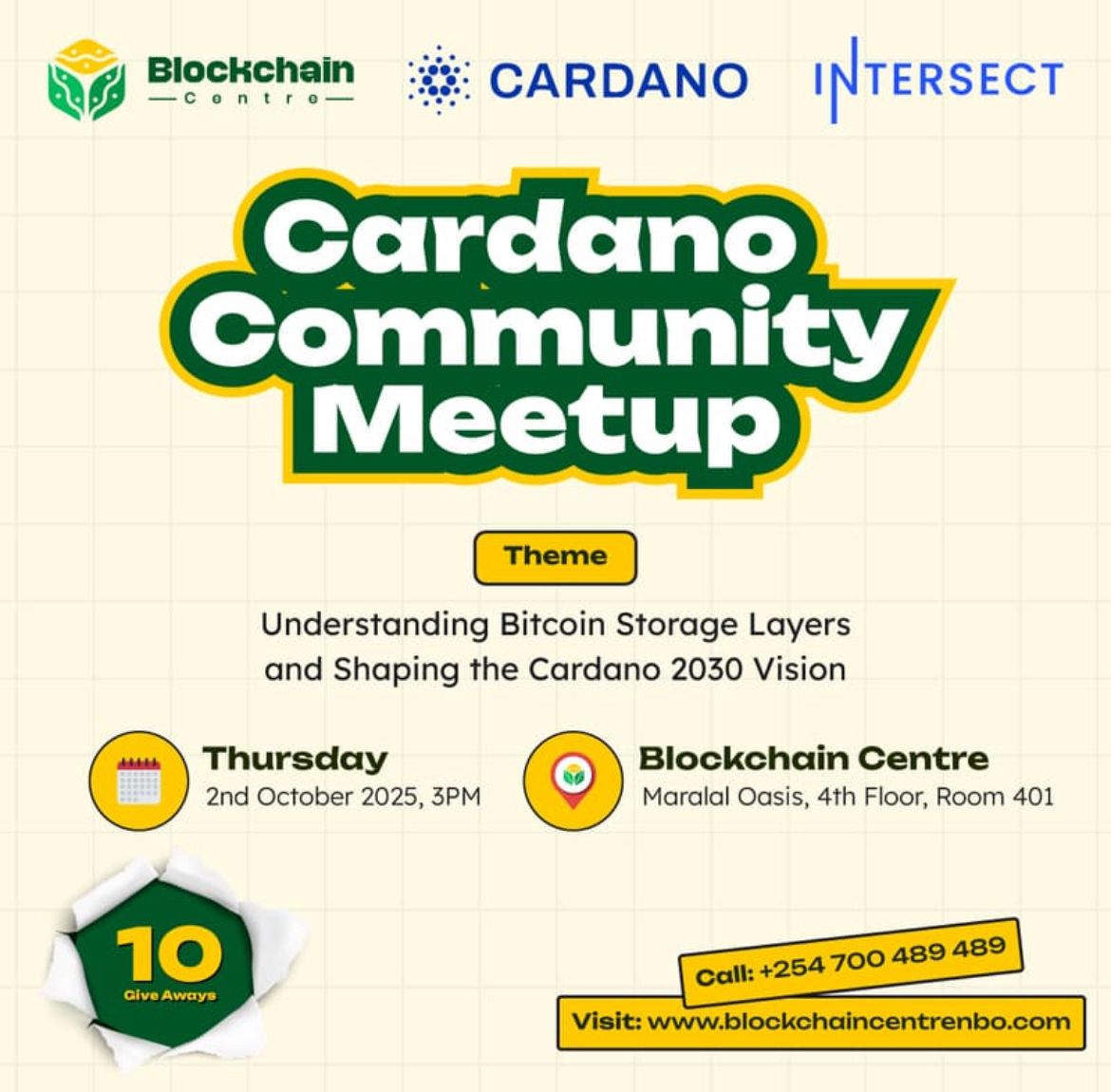 Cardano Africa Tech Summit’s Nairobi meetup