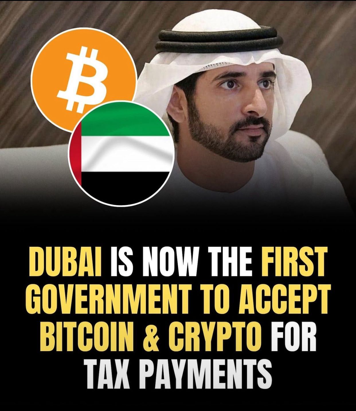 Dubai Government to Accept Bitcoin and Other Cryptocurrencies for Tax Payments