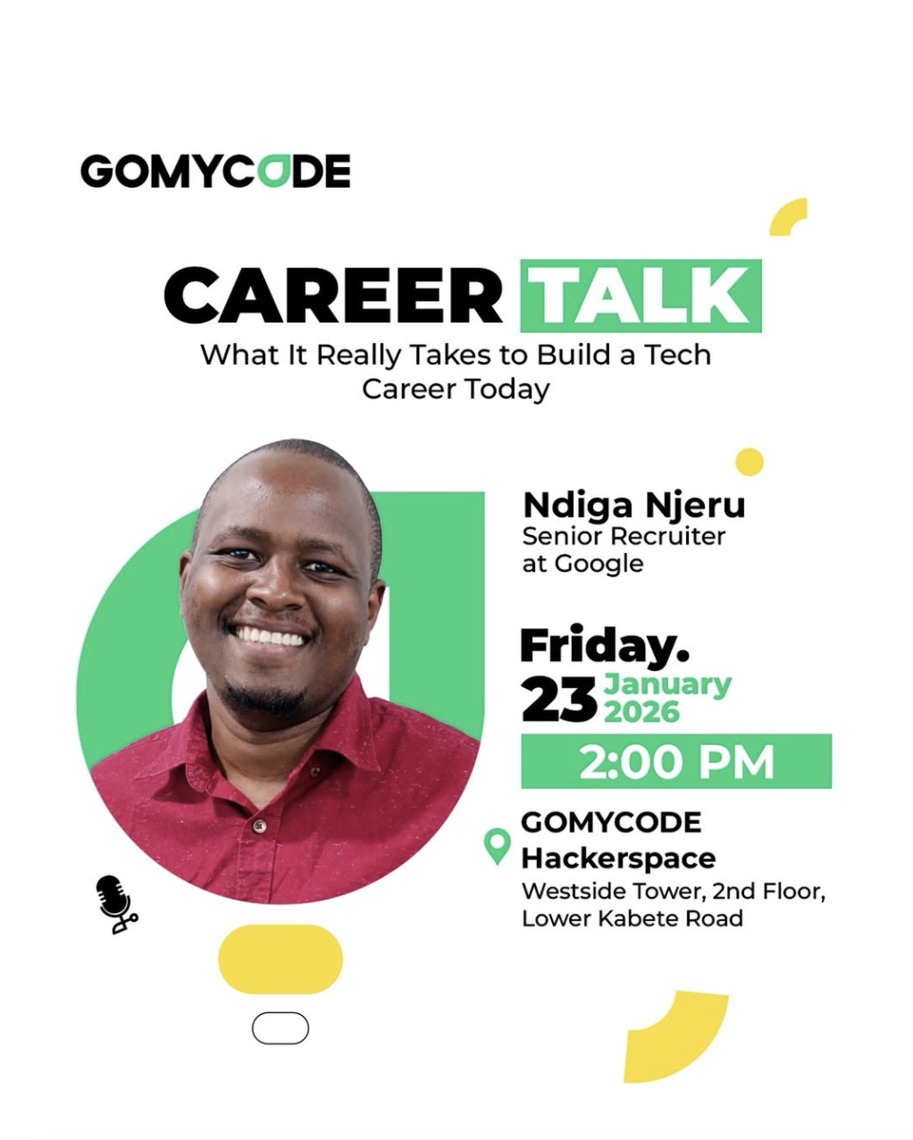 GoMyCode to hosts it's first event of the year this Friday on 23rd January