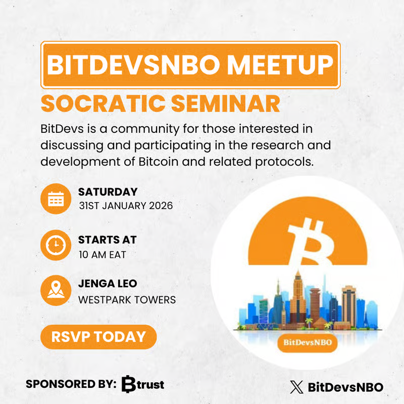 BitDevs Nairobi have their first meetup of the year this Saturday, on January 31st