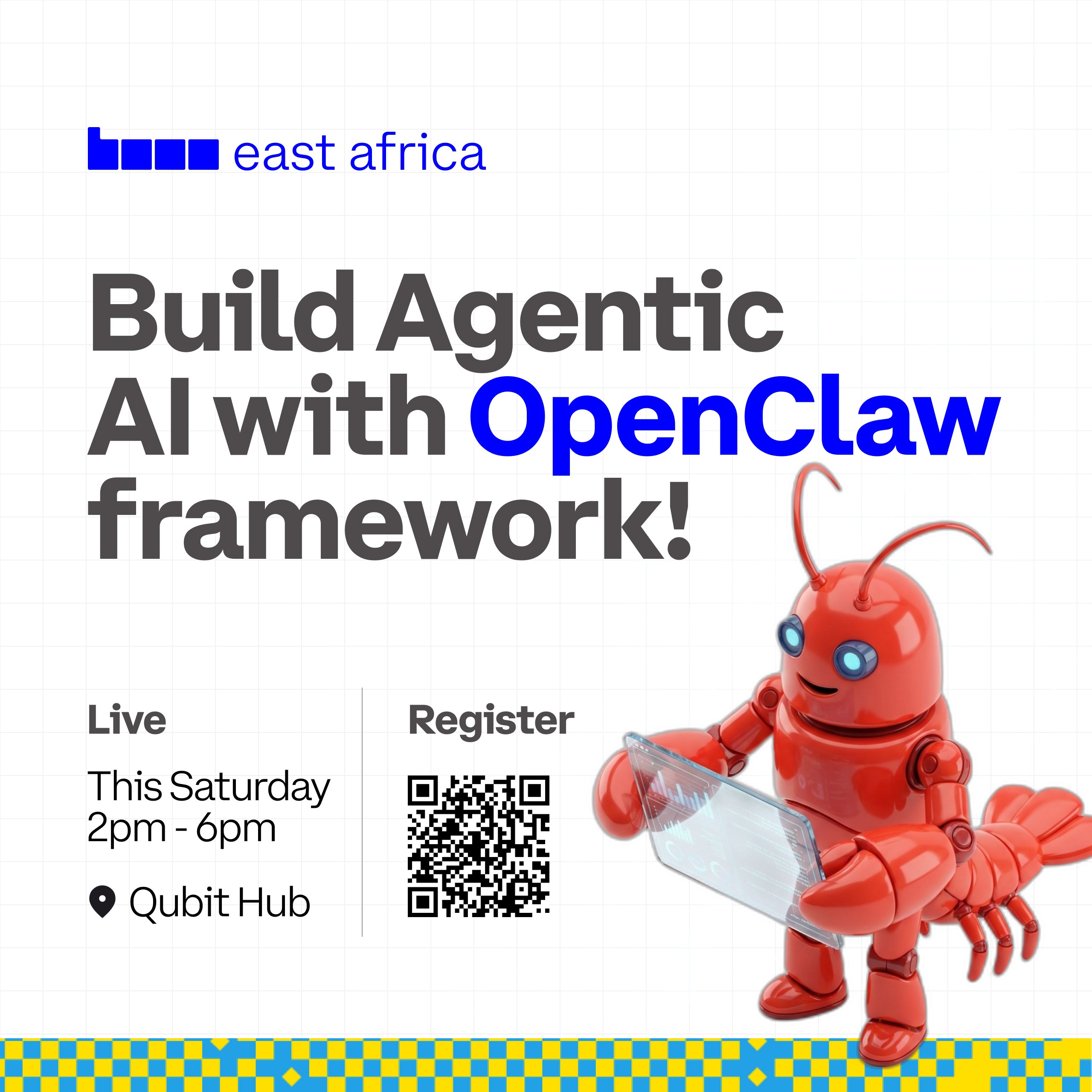 Base East Africa will be having an OpenClaw workshop happening tomorrow, Saturday 7th February