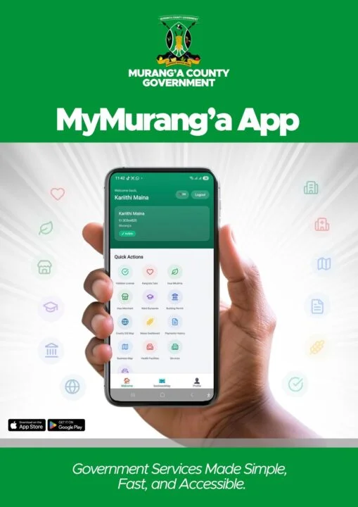 Murang’a Launches MyMurang’a App to Digitise Business Permits, Bursaries, and Jobs