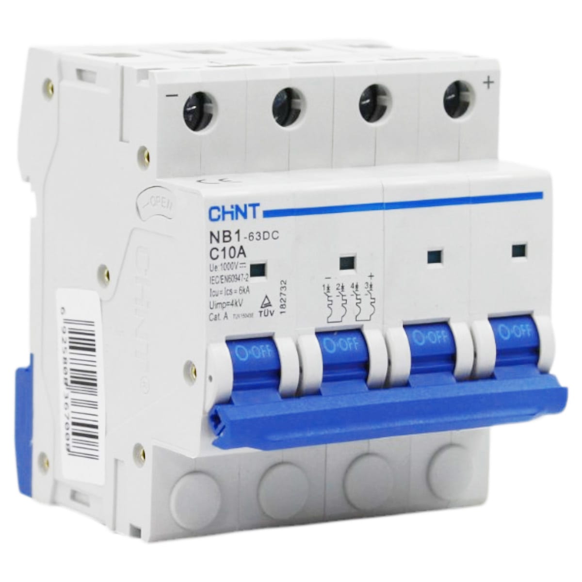 Inter. Automático DC 2x10A Cu