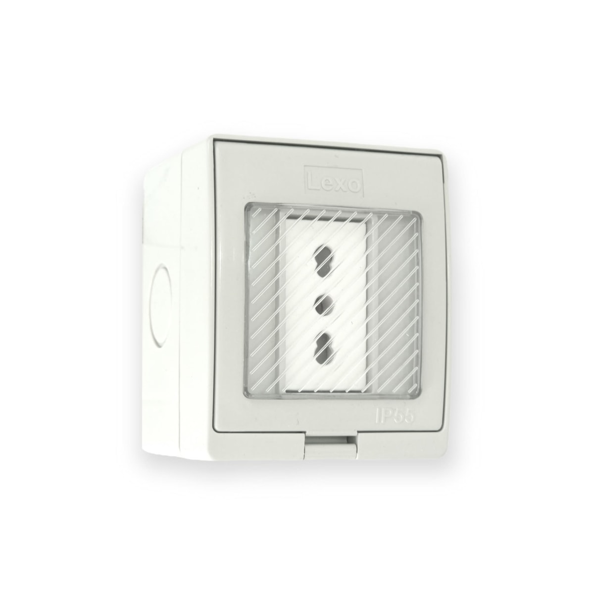 Hidrobox s/p toma corriente simple 10/16a IP55