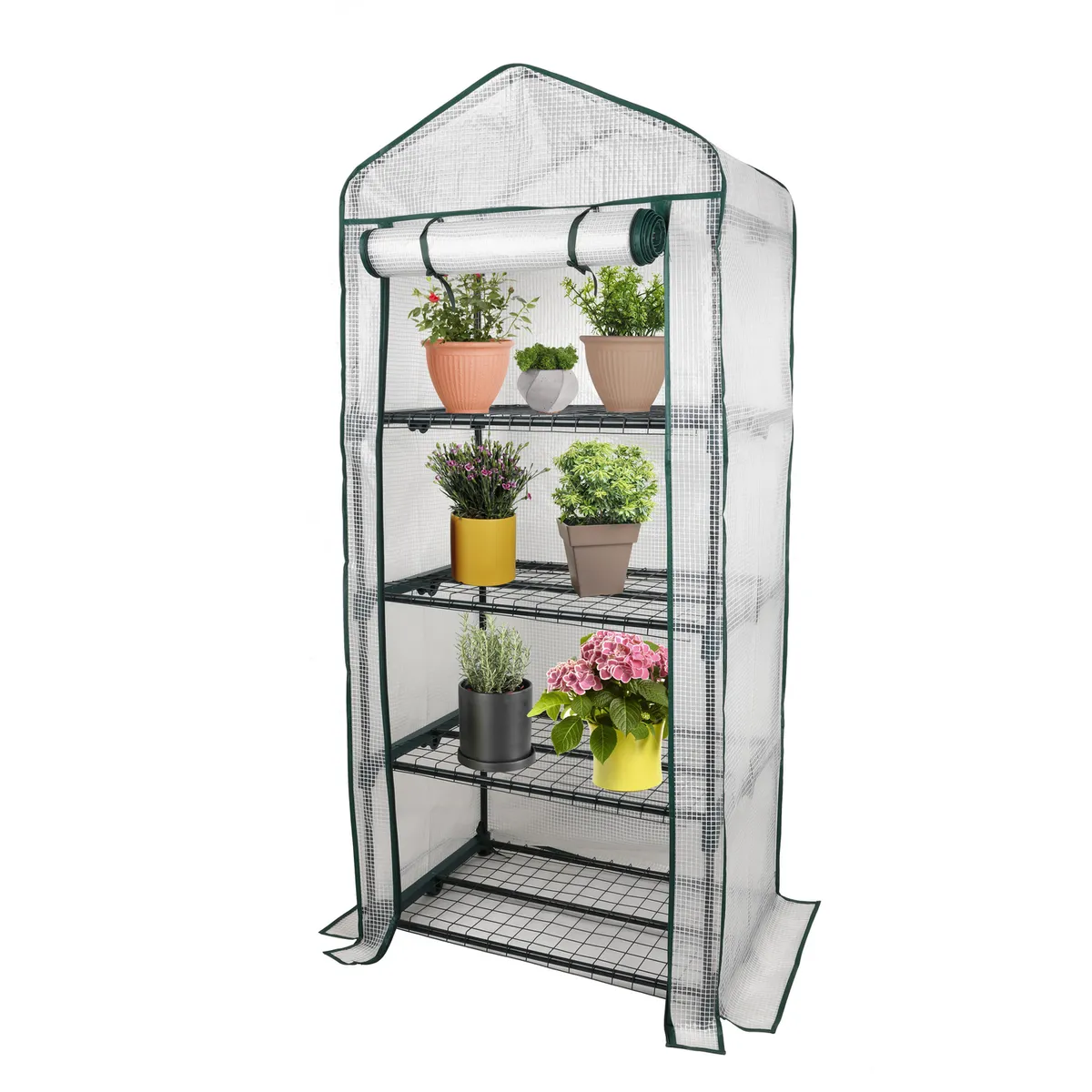 Mini Invernadero 4 Niveles Para Jardín 160 Cm