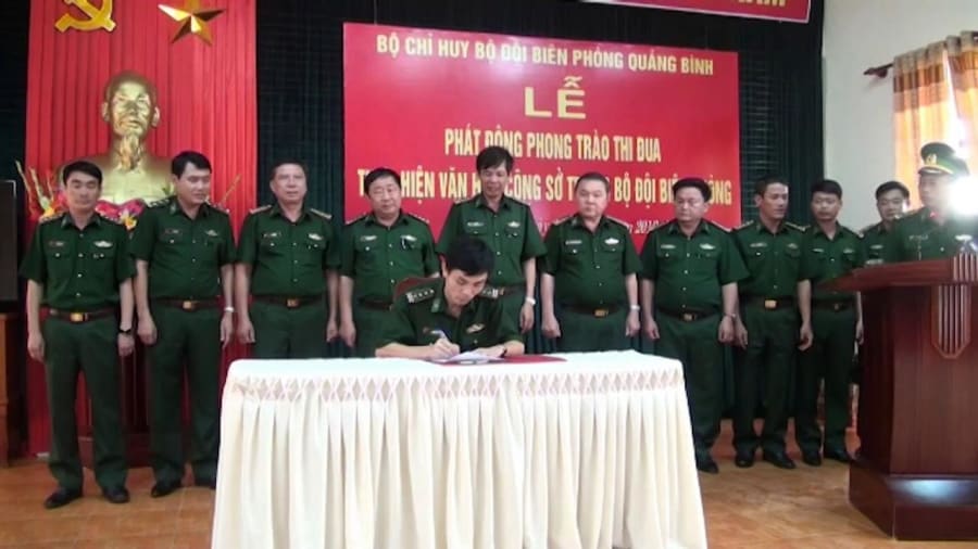 Bộ đội Biên phòng Quảng Bình phát động thi đua thực hiện văn hóa công sở...