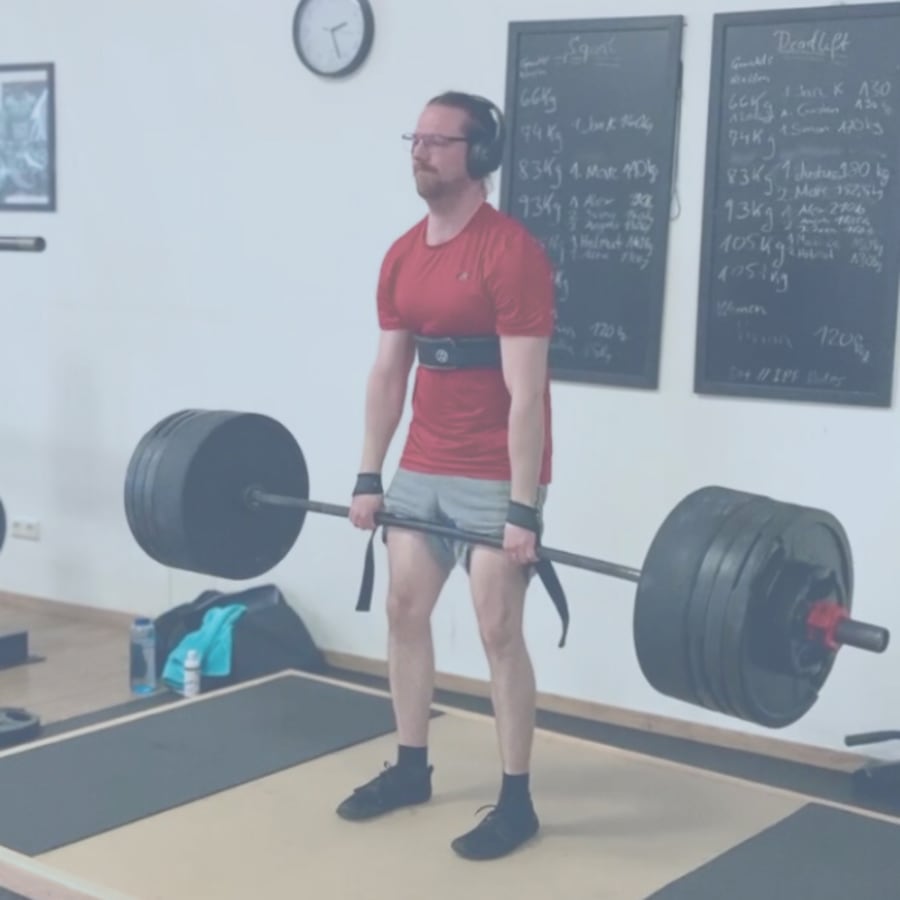 Jan beim Powerlifting – Deadlift