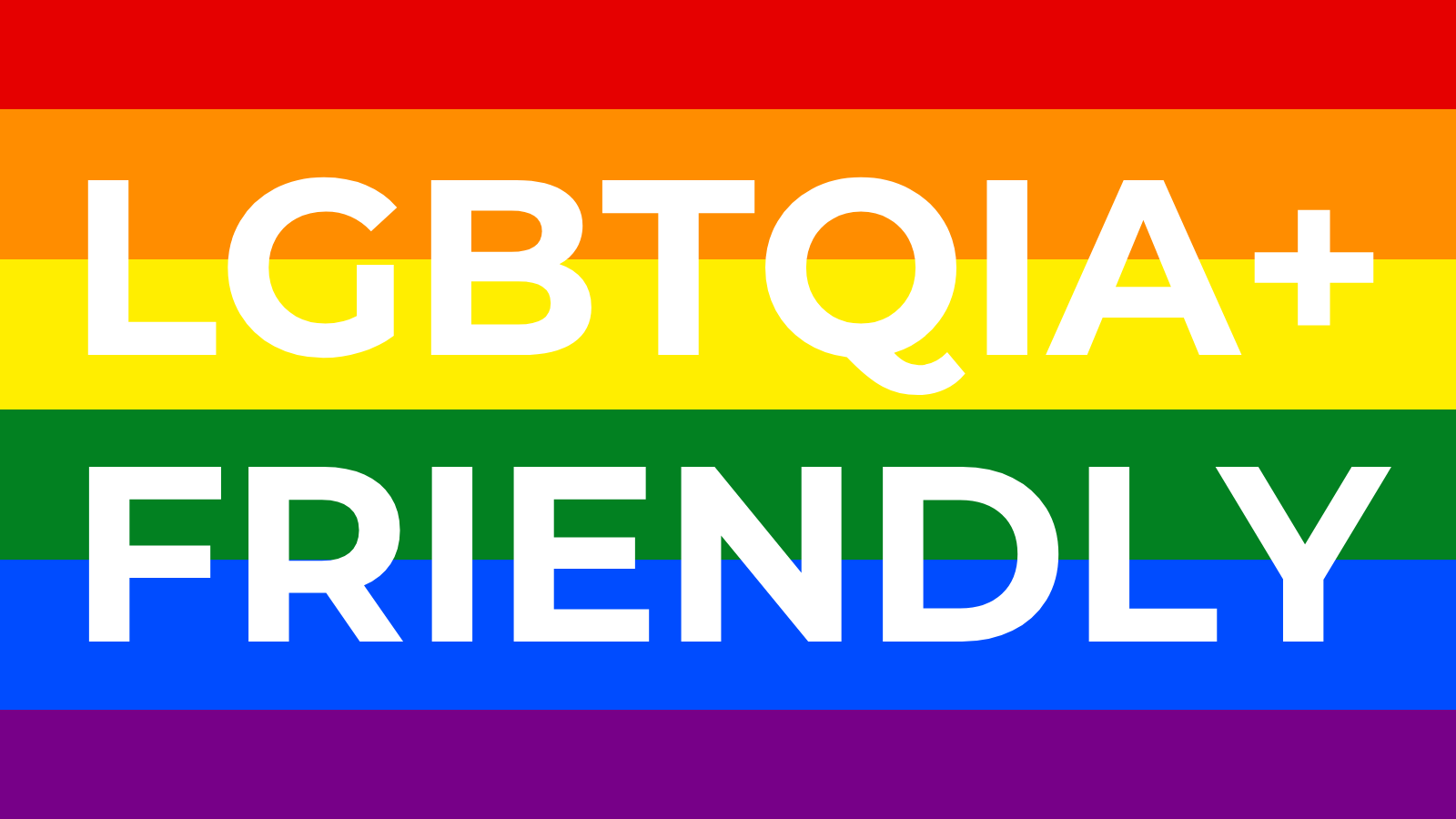 LGBTQIA+ Friendly