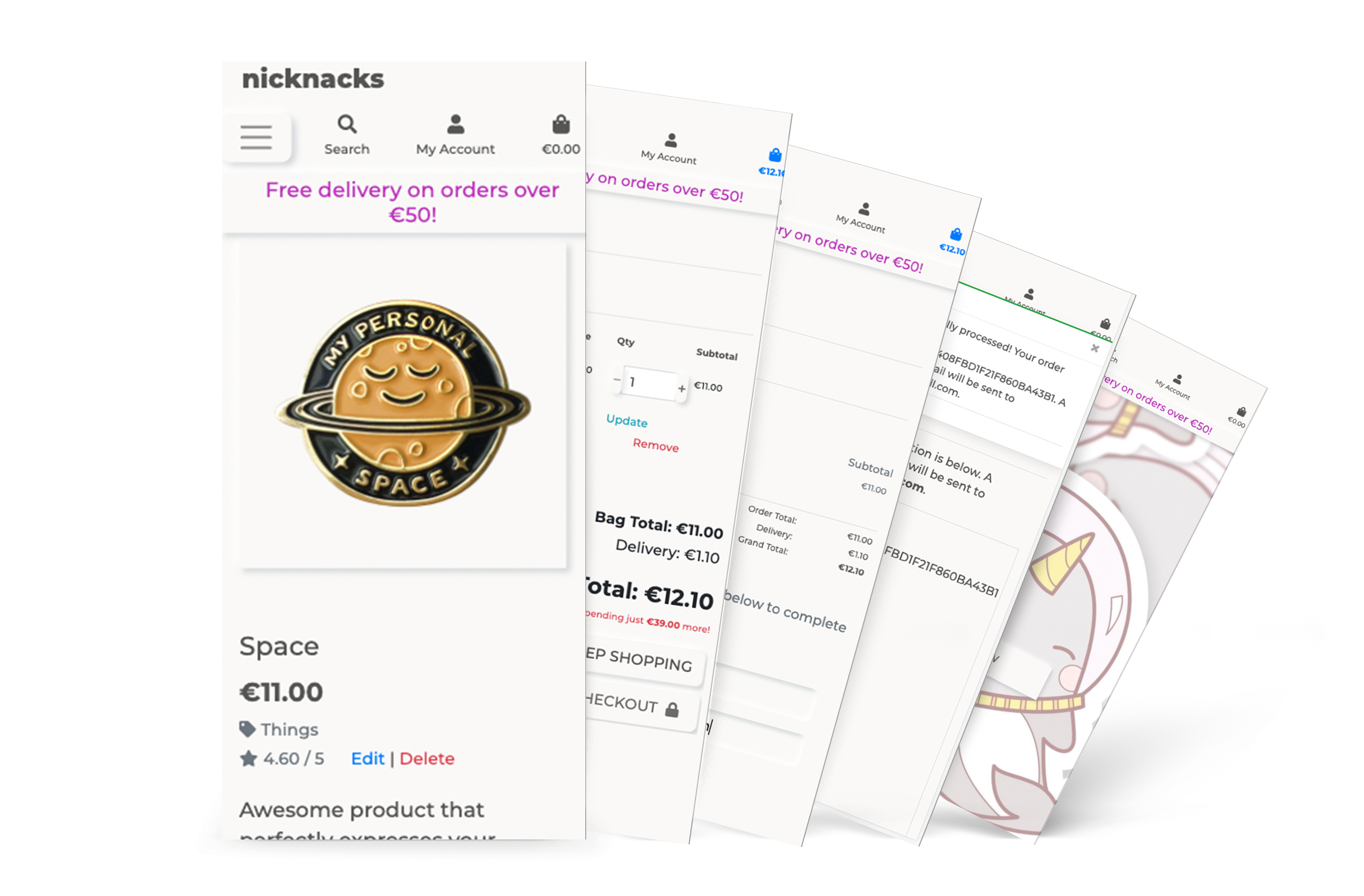 Mobile mockup