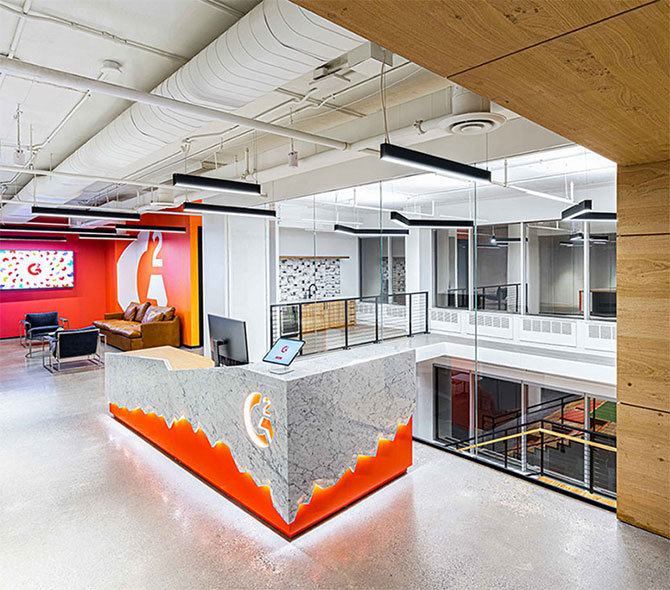 Custom Reception Desk