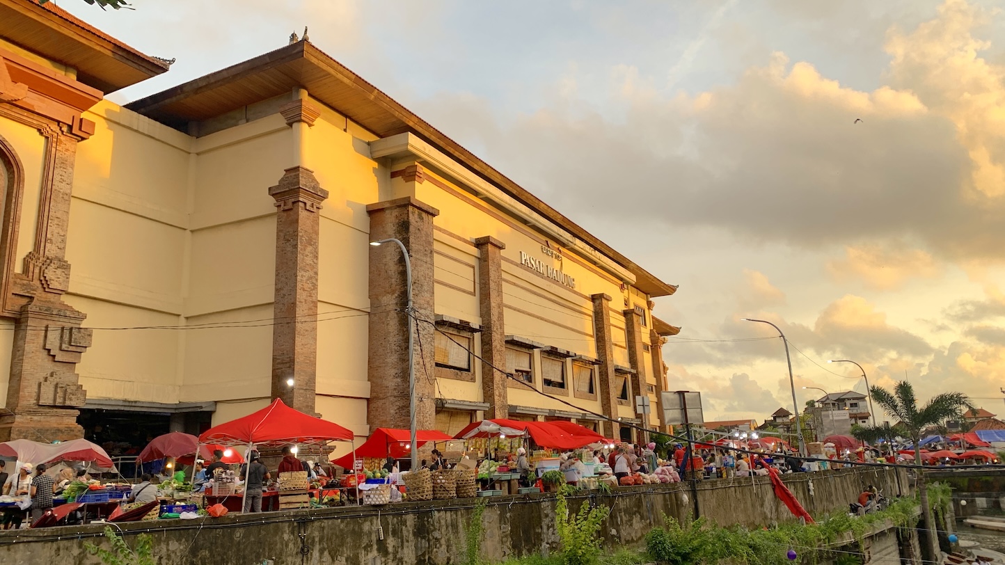 Authentic Balinese street food tasting during Bali evening walking tour