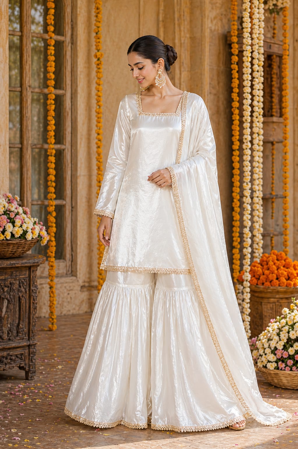 3 Piece Gharara Set