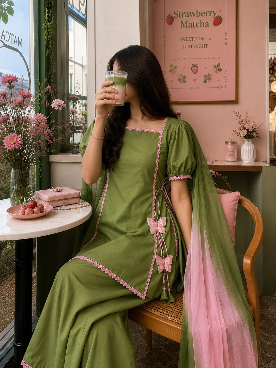 Strawberry Matcha