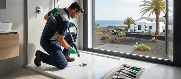 ¿Ducha Atascada? Trucos Caseros para Lanzarote (Arena y Cal)