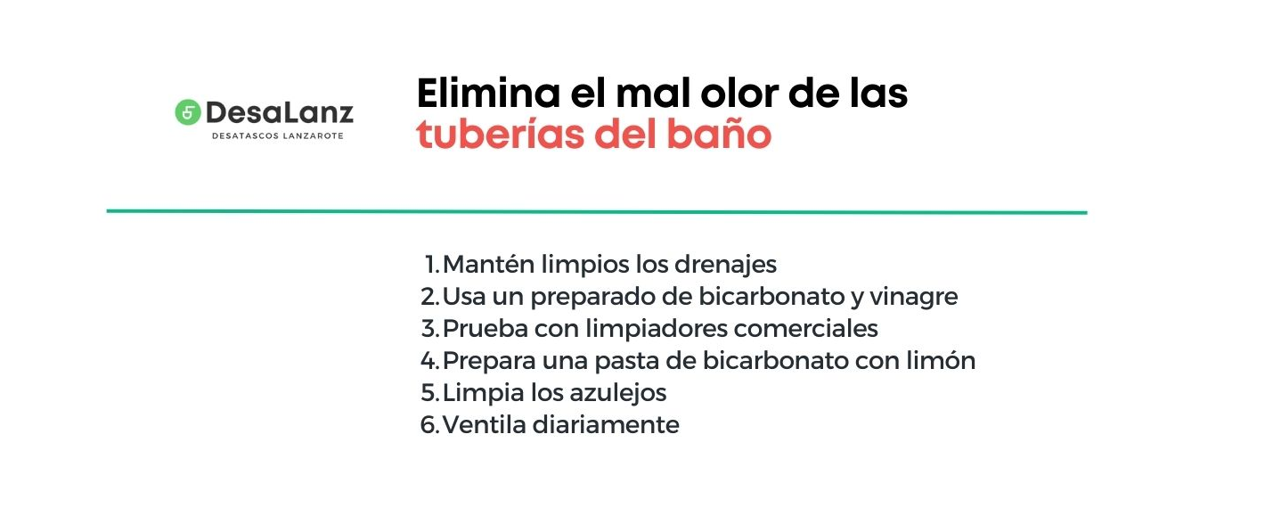 eliminar olor tuberias lanzarote