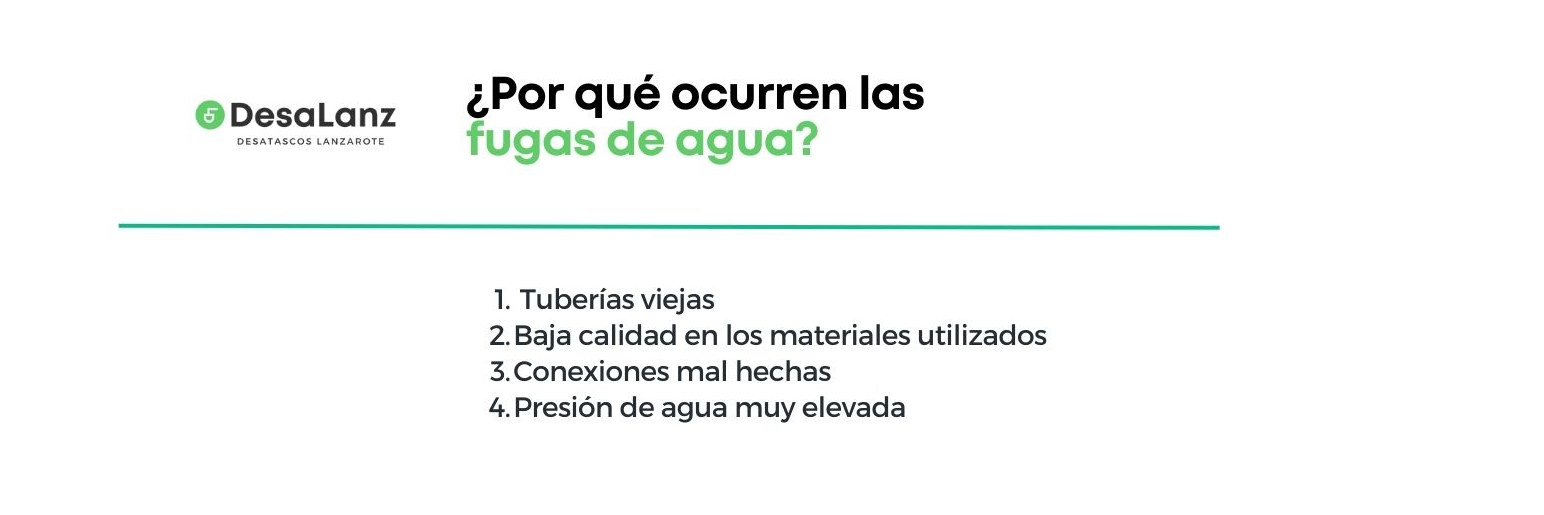 por qué ocurren fugas lanzarote