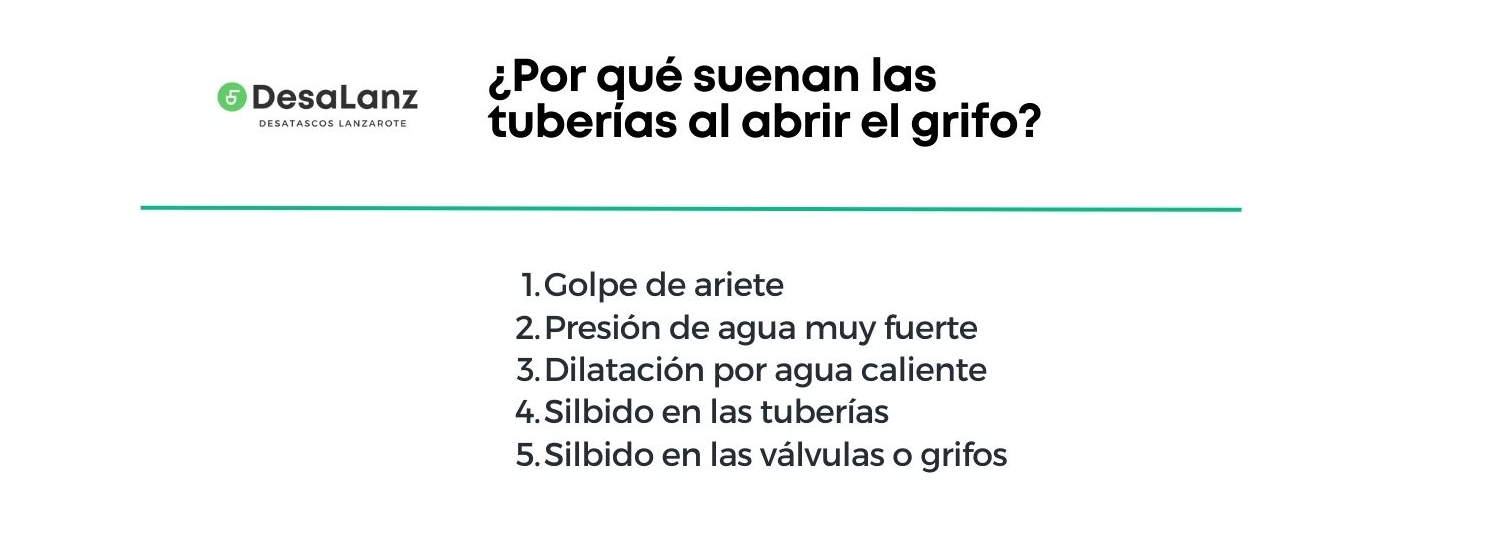 por qué suenan las tuberías lanzarote
