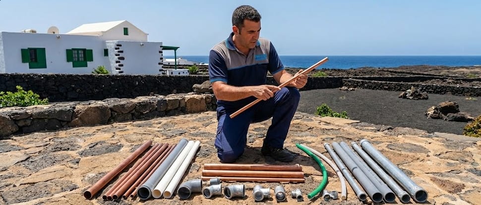 ¿Qué Tuberías duran más en Lanzarote? Cobre vs Plástico
