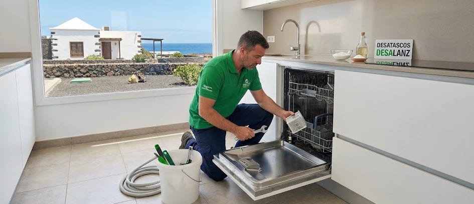 ¿Lavavajillas Atascado? Causas y Soluciones en Lanzarote