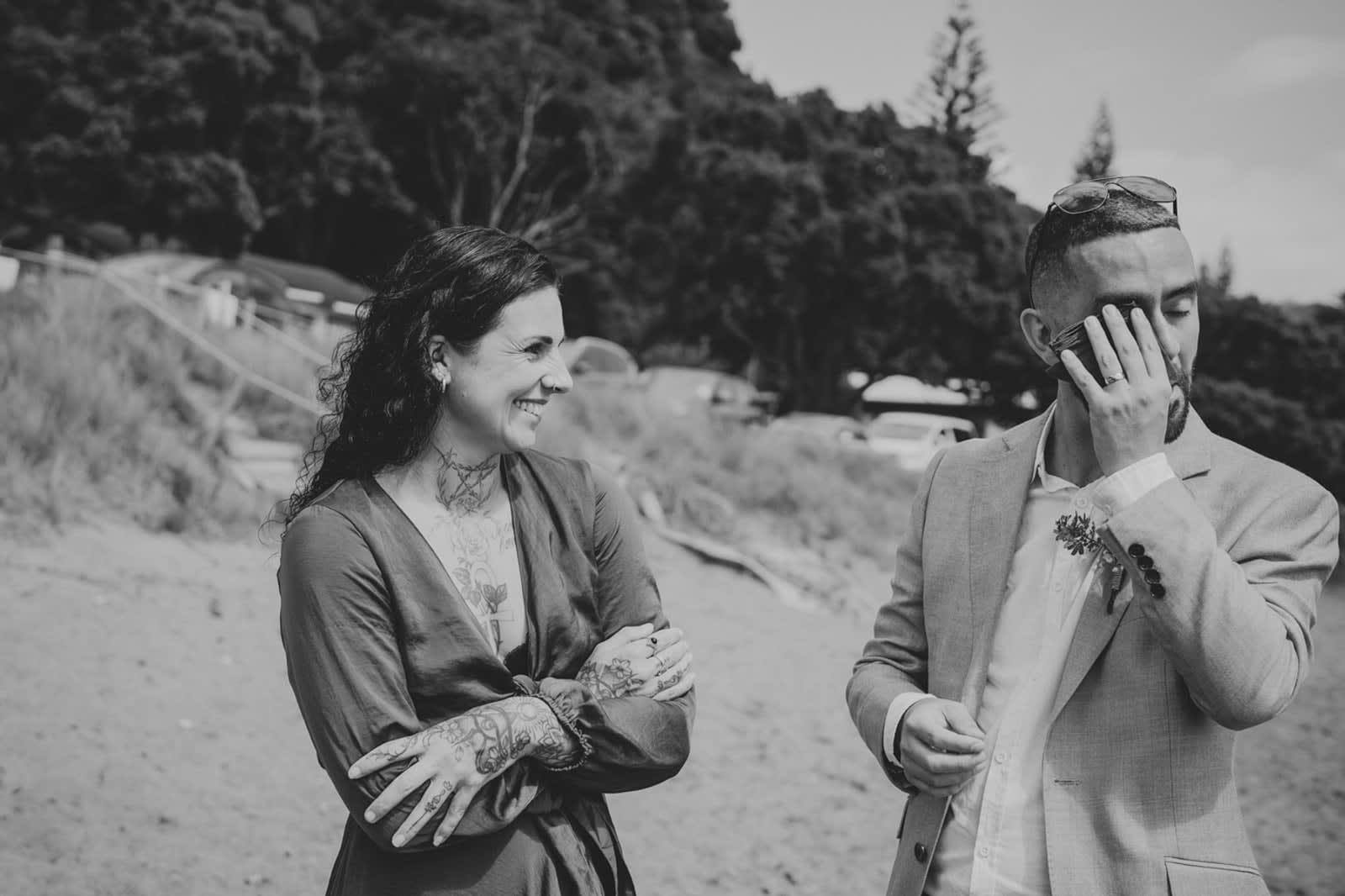 Wedding photograph 46 of 140 from Nick & Shaz at Russell, New Zealand. Two Little Starfish documentary photography, Kerikeri and Northland.