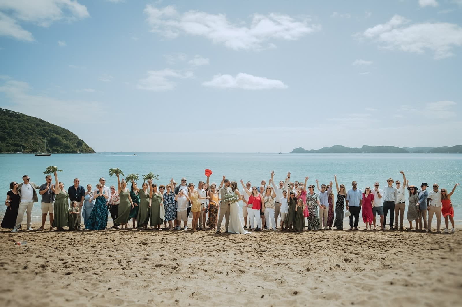 Wedding photograph 47 of 140 from Nick & Shaz at Russell, New Zealand. Two Little Starfish documentary photography, Kerikeri and Northland.