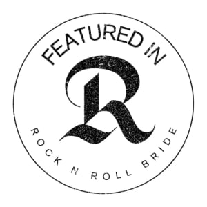 Featured in Rock N Roll Bride