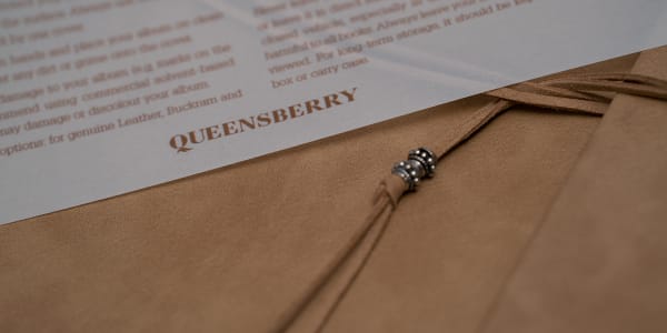 Wedding album spread