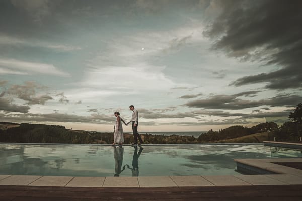 Stephanie & Dane wedding at Magic Cottages, Takou River