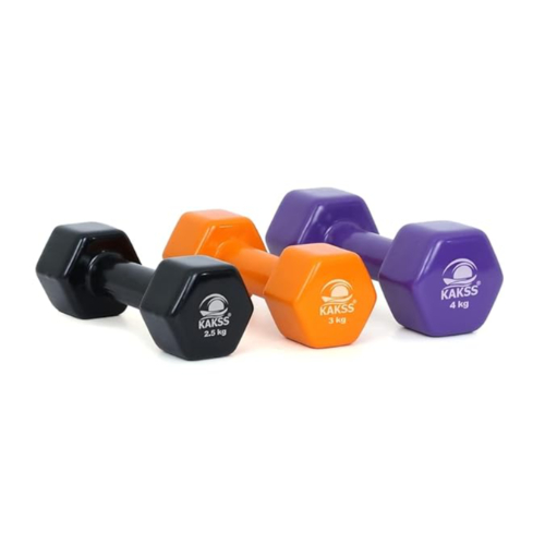 Cast Iron Vinyl Coated Dumbbells for gym Workout